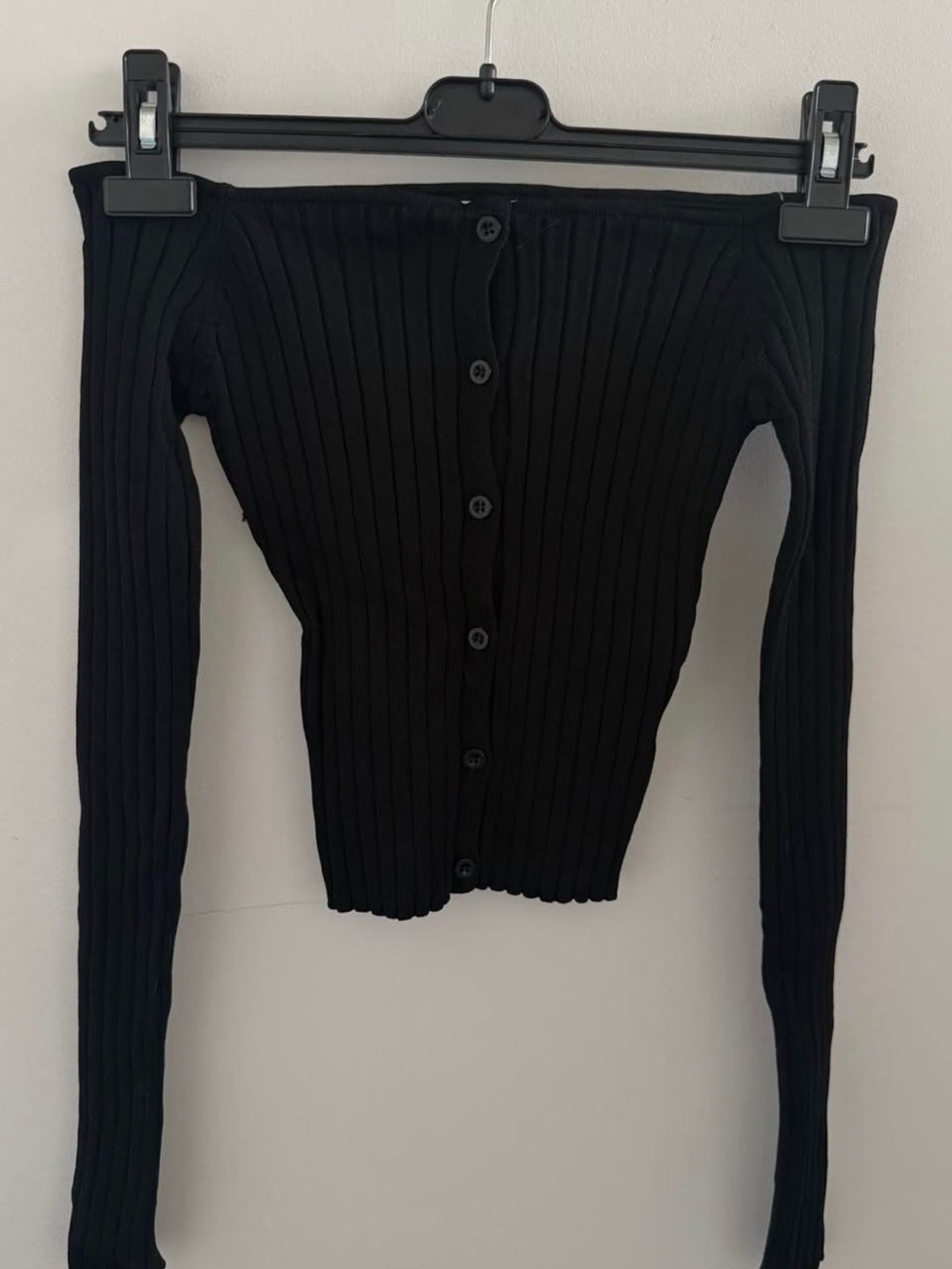 Revolve Superdown Calypso Top — Black | Size XS